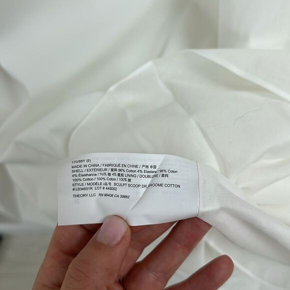 Beautiful Theory White Cotton/elastane Maxi Dress 6 - Picture 7 of 7